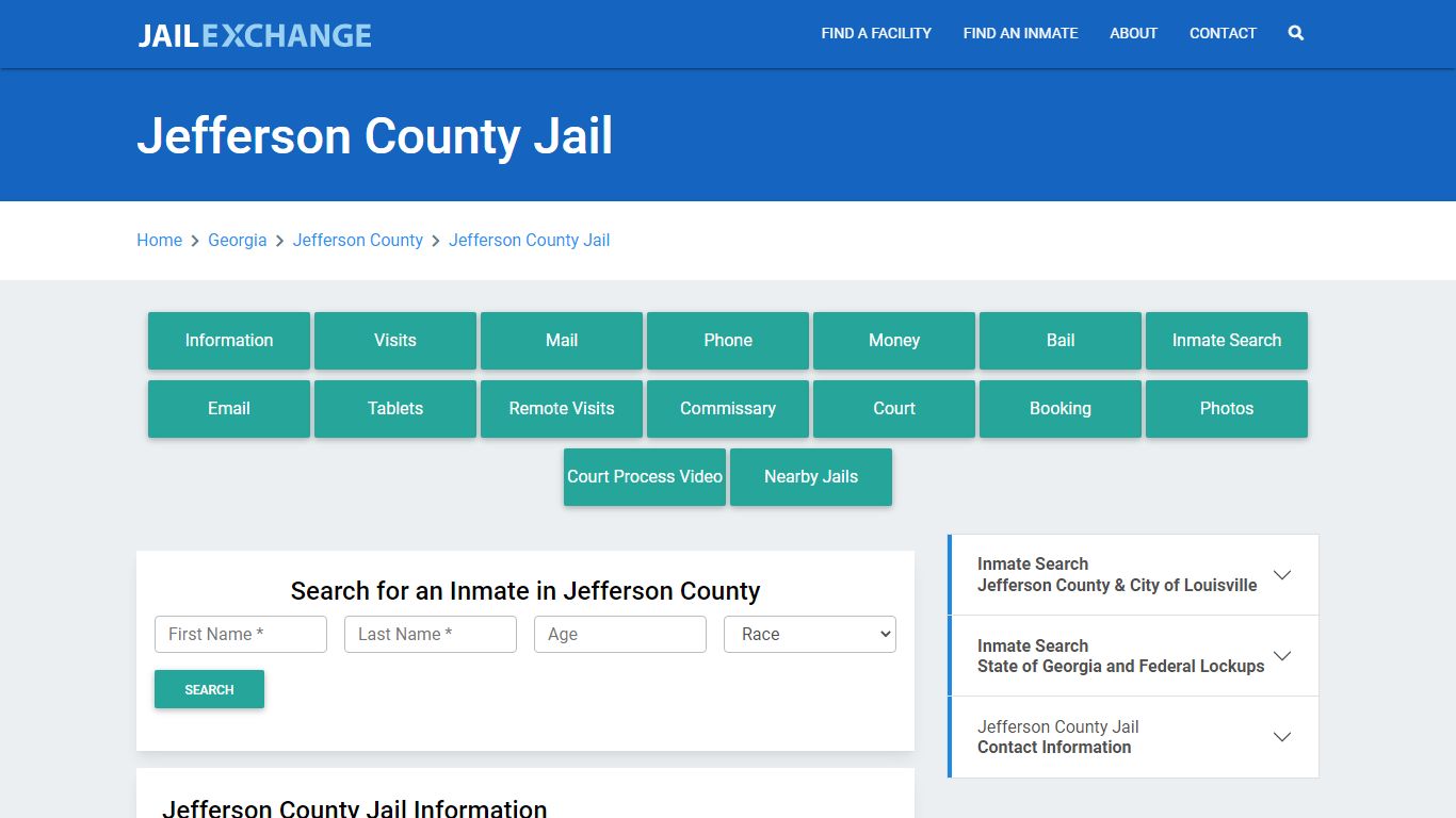 Jefferson County Jail Roster Lookup, GA, Inmate Search